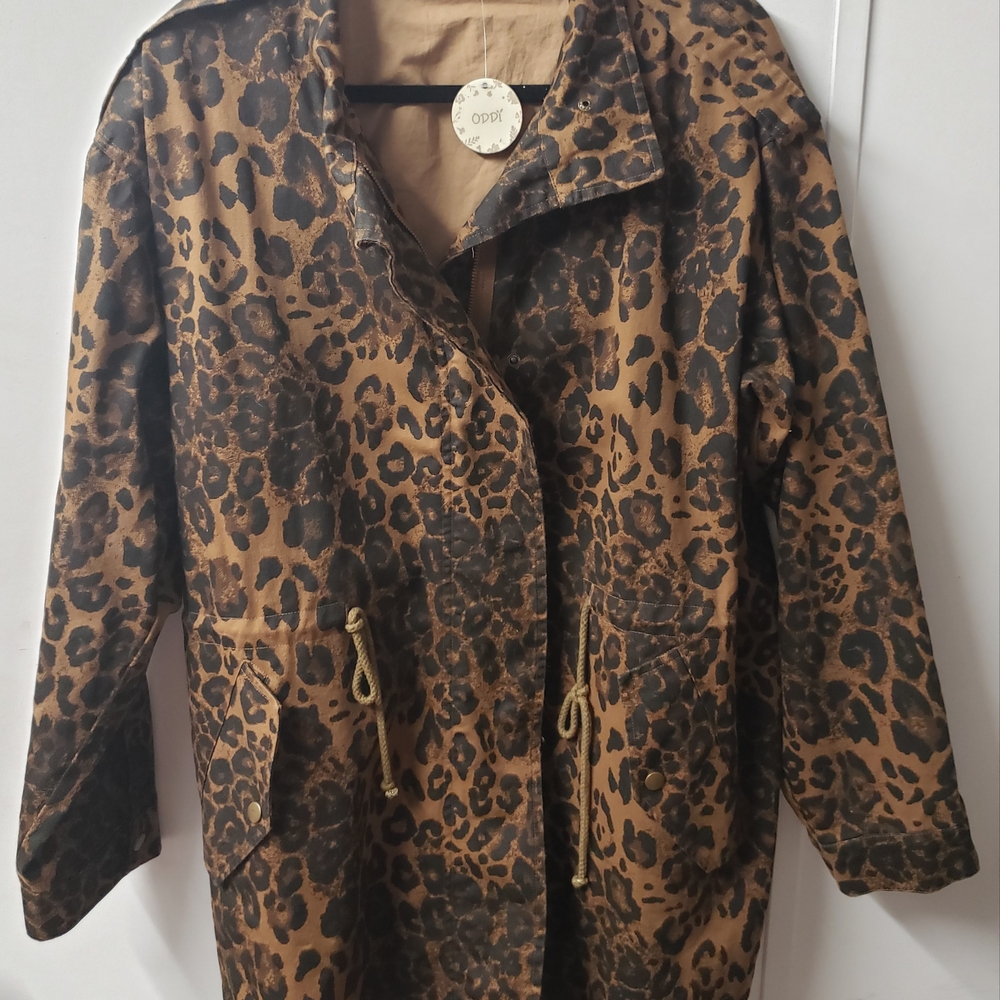 ODDY Brown and Black Utility Jacket